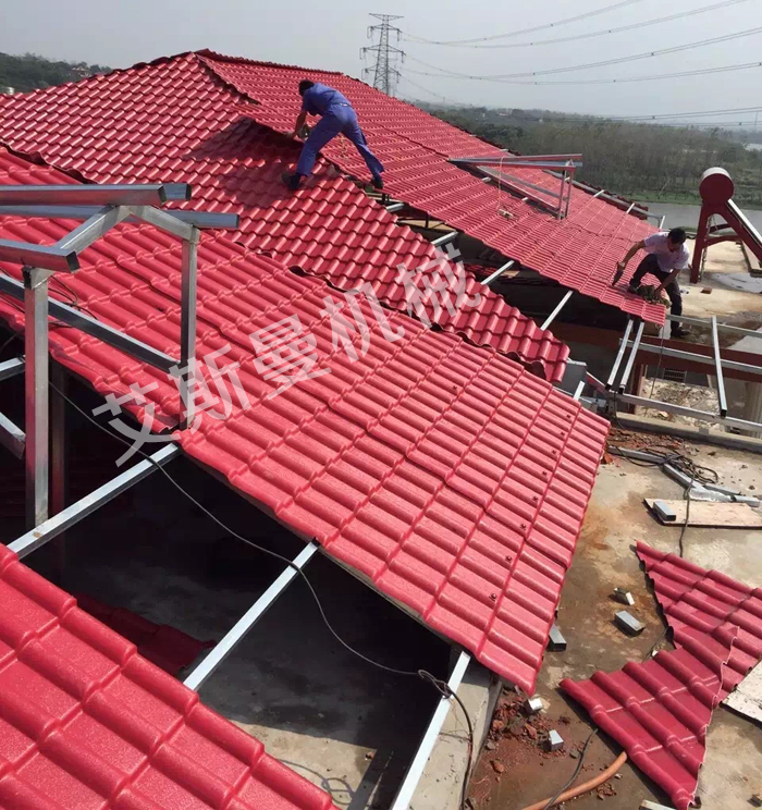 ASA PVC Roof Tile Machine