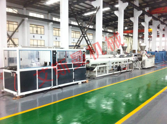 PVC solid pipe production line
